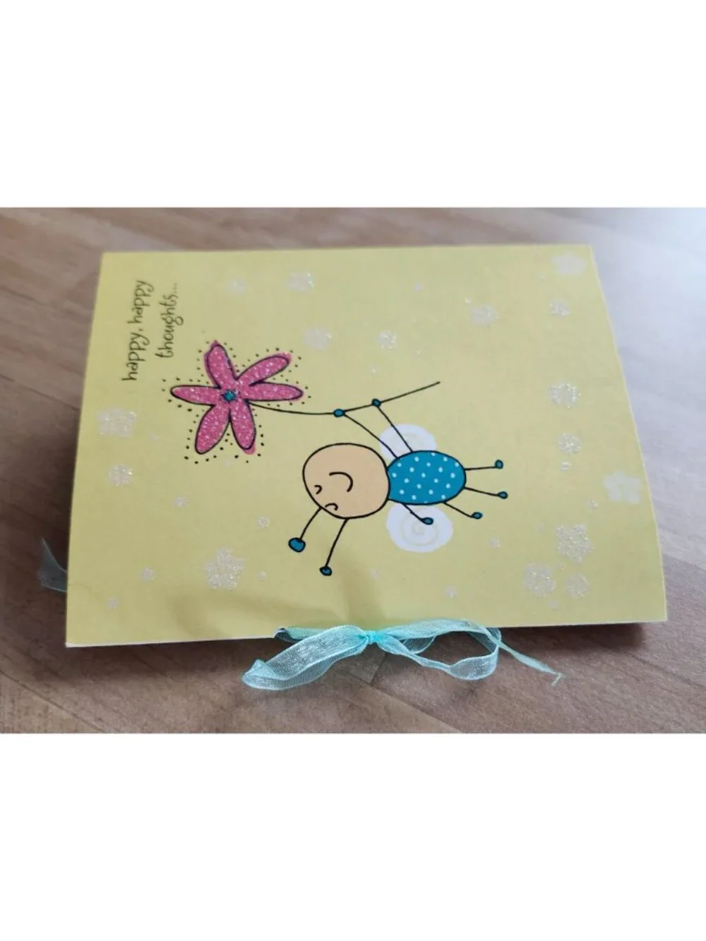 Happy Thoughts Junk Journal Handmade 60 pages